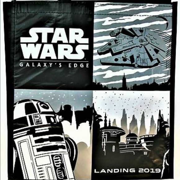 🎉🔥 HP!! Star Wars Disneyland Galaxy’s Edge Reusable Tote Bag - Picture 3 of 4